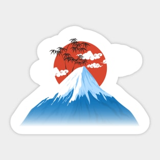 japanese art style Sticker